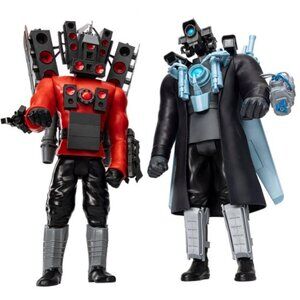 New Skibidi Toilet 24” Titan Figure - Speakerman & Cameraman